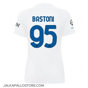 Inter Milan Alessandro Bastoni #95 Vieraspaita Naisten 2023-24 Lyhythihainen